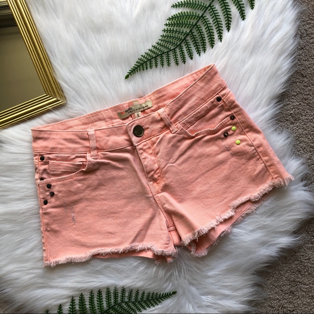 Bershka Pale Orange Short